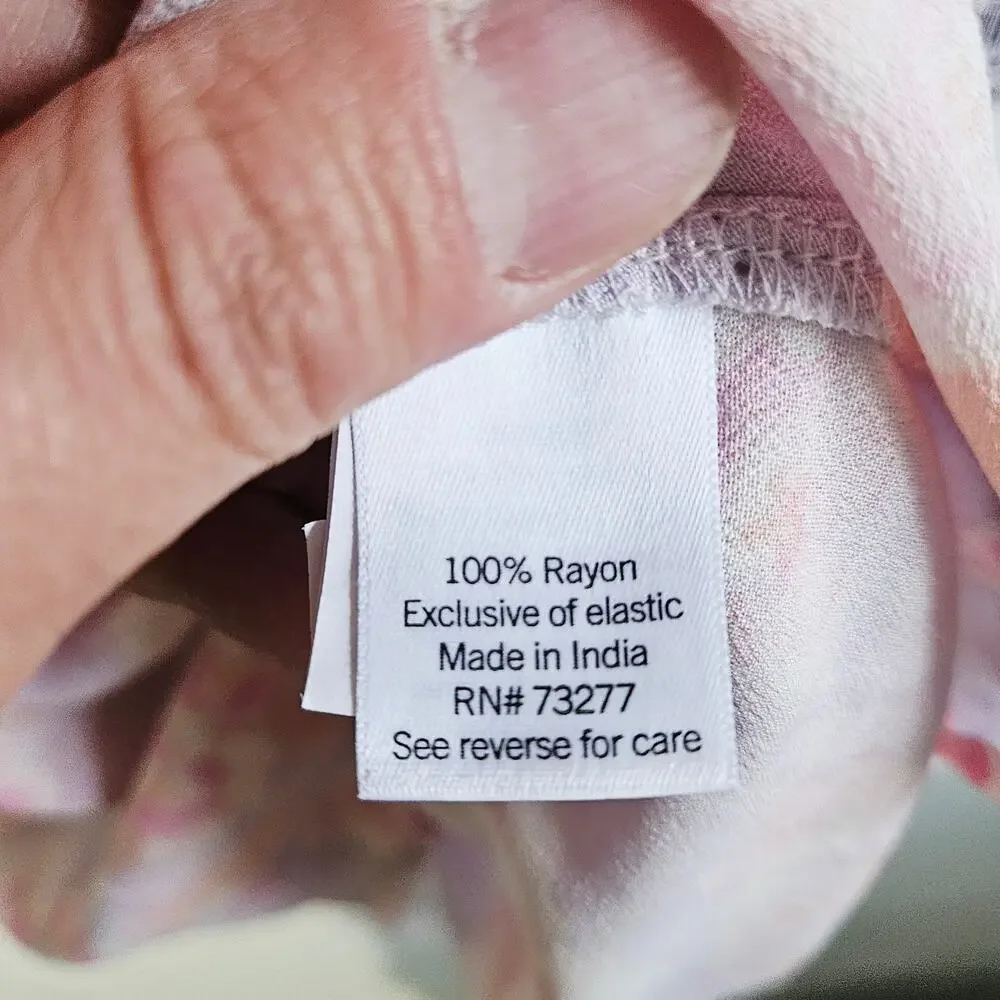 SO Women's Size M Smocked Slip Dress Pastel Watercolor Floral Soft Feminine NWT